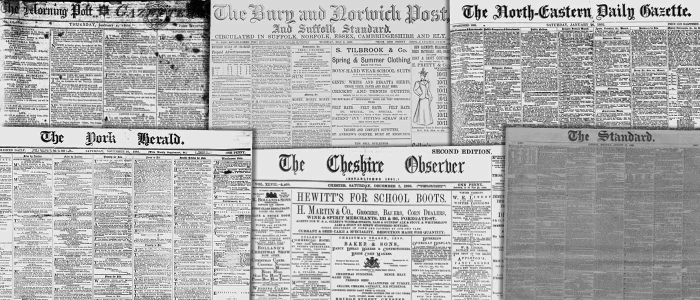 Various source media, British Library Newspapers, Part II: 1800–1900