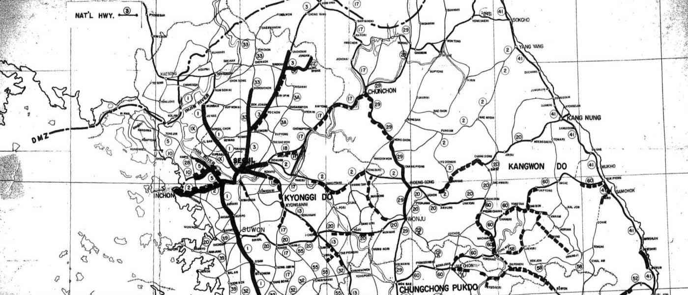 Central File: Decimal File 895B.2612, Internal Economic, Industrial and Social Affairs., South Korea, Engineering. Architecture., Public Works. Public Construction., Roads. Highways. Bridges. Tunnels (Including Tolls)., December 21, 1961. 21 Dec. 1961. MS Korea: Records of the U.S. Department of State, 1930-1963: Records of the Department of State Relating to the Internal Affairs of Korea (includes North and South), 1960-1963. National Archives (United States). Archives Unbound, link.gale.com/apps/doc/SC5112439824/GDSC?u=asiademo&sid=bookmark-GDSC&xid=52a646f7&pg=24.