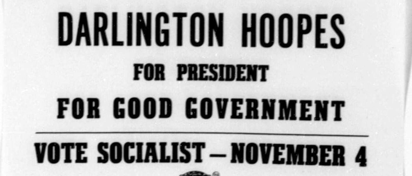 Socialist Party (U.S.A.), Index No. 3, 1952 Campaign - 3 Folders. 1952. MS Socialist Party of the United States: Personal Papers of Darlington Hoopes, 1917-1968 8/2. Pennsylvania State University. Archives Unbound, link.gale.com/apps/doc/AUZGAX604535655/GDSC?u=asiademo&sid=bookmark-GDSC&xid=1eca5bb1&pg=212.!''