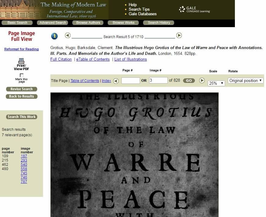 Grotius, Hugo. The Illustrious Hvgo Grotius of the Law of Warre and Peace with Annotations. III. Parts. And Memorials of the Author’s Life and Death. London, 1654.